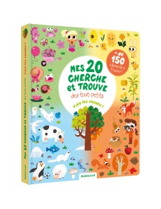 Mes 20 cherche et trouve des tout-petits - Vive les saisons ! - Livres enfants - Auzou