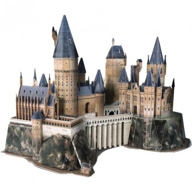 Puzzle 3D Harry Potter - Le Château de Poudlard - 197 pièces - Asmodee