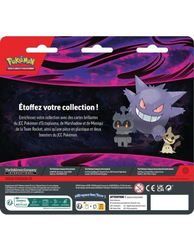 Pokémon : Pack 2 boosters + 3c.p Oct 26 (Blister)