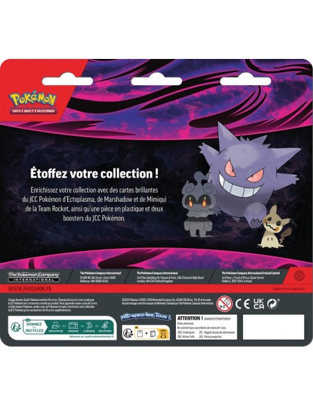 Pokémon : Pack 2 boosters + 3c.p Oct 26 (Blister)
