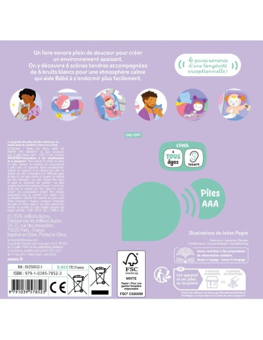 Mes premiers sonores - Dors mon bébé - Livres enfants - Auzou
