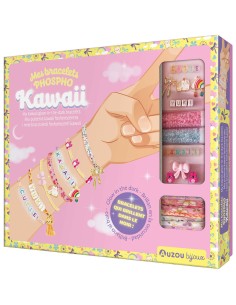 Ma boîte à bijoux - Mes bracelets phospho kawaii - Activités et loisirs créatifs - Auzou