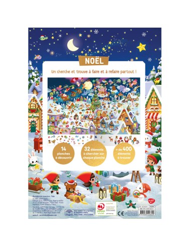 Cherche et trouve - Noël - Activités et loisirs créatifs - Auzou
