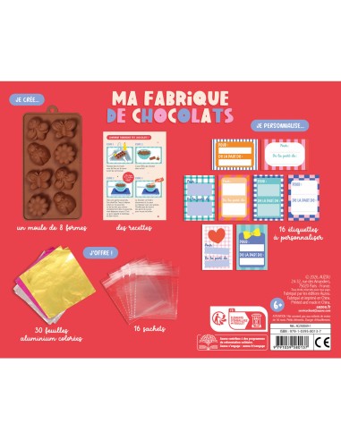 Ma fabrique de chocolats - Activités et loisirs créatifs - Auzou