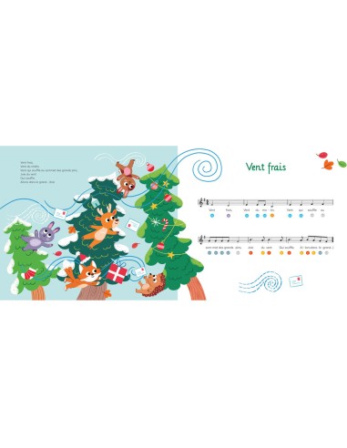 Mon livre piano - Mes comptines de noël au piano - Livres enfants - Auzou