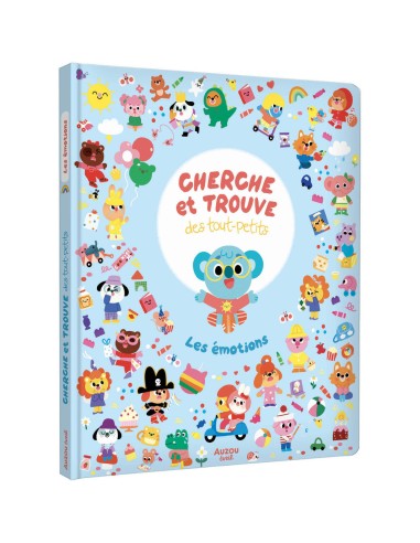 Cherche et trouve des tout-petits - Les émotions - Livres enfants - Auzou