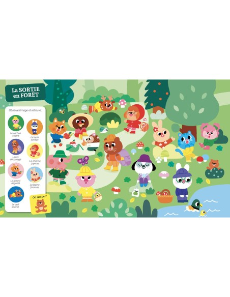 Cherche et trouve des tout-petits - Les émotions - Livres enfants - Auzou