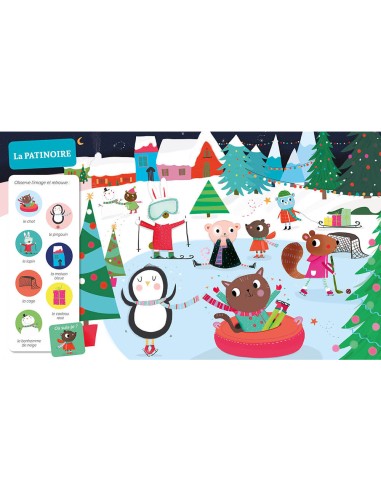 Cherche et trouve des tout-petits - Dans le froid - Livres enfants - Auzou