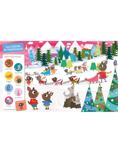 Cherche et trouve des tout-petits - Dans le froid - Livres enfants - Auzou