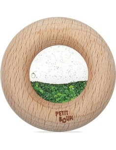 Hochet sensoriel Donut vert - Petit Boum