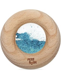 Hochet sensoriel Donut turquoise - Petit Boum
