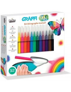 Graphi Pen Kit Aerographe et Feutres - CréaLign' - Créa Lign’