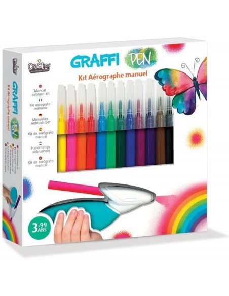 Graphi Pen Kit Aerographe et Feutres - CréaLign' - Créa Lign’
