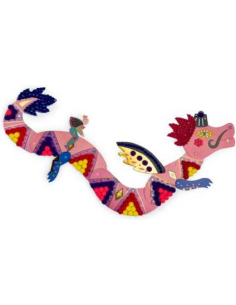 Activité pompons dragon - Les comètes filantes - Moulin Roty 2