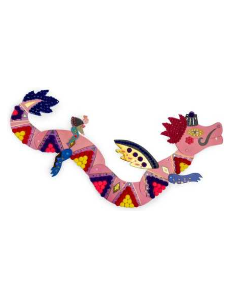 Activité pompons dragon - Les comètes filantes - Moulin Roty