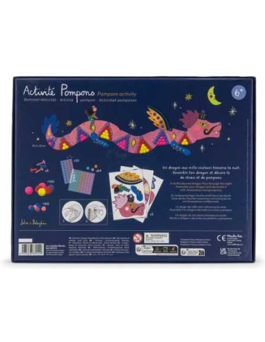 Activité pompons dragon - Les comètes filantes - Moulin Roty