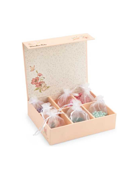 Coffret perles en bois - Les Rosalies - Moulin Roty
