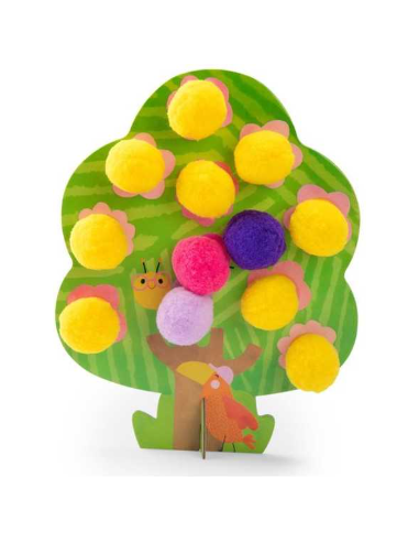 Activité pompons arbres - Les Toupitis - Moulin Roty