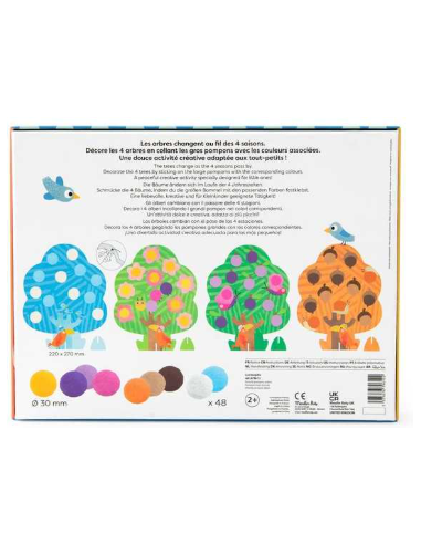 Activité pompons arbres - Les Toupitis - Moulin Roty
