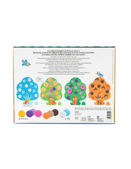 Activité pompons arbres - Les Toupitis - Moulin Roty