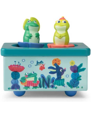 Boite à musique La mare aux grenouilles de Moulin Roty