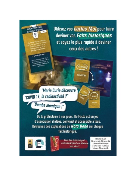 De Facto - Jeu d'Ambiance - Association d'idées