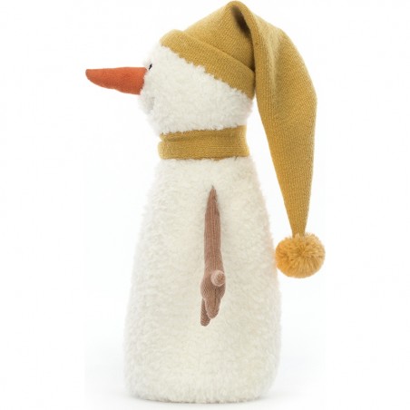 Peluche Bonhomme de neige Lenny - jaune - 24 cm - Jellycat