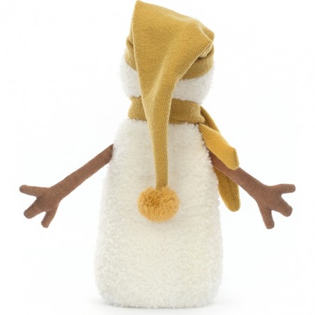 Peluche Bonhomme de neige Lenny - jaune - 24 cm - Jellycat