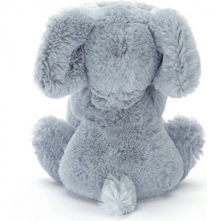 Peluche Doudou couverture éléphant Snugglet - 33 cm - Jellycat