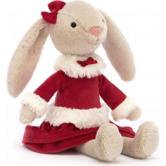 Peluche Lottie Lapin festif - 27 cm - Jellycat