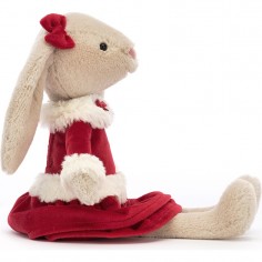 Peluche Lottie Lapin festif - 27 cm - Jellycat 2