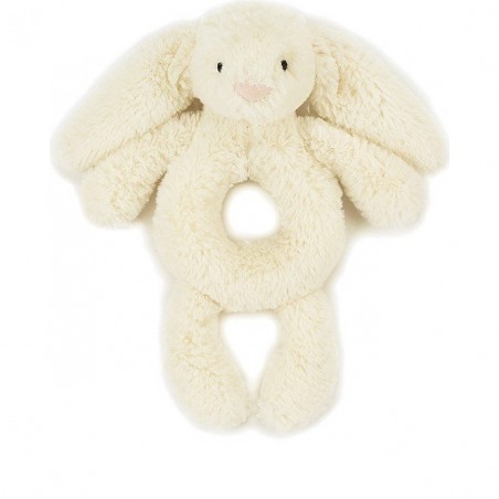 Peluche Pince lapin crème timide - 18 cm - Jellycat