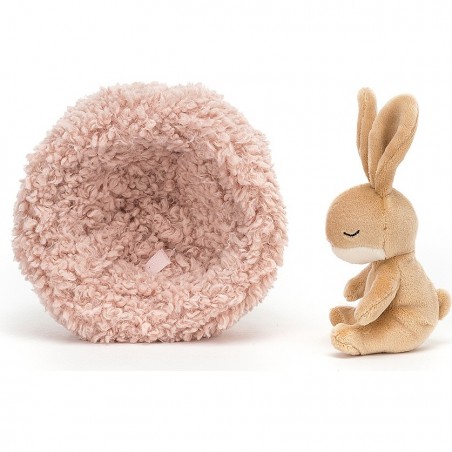 Peluche en lapin en hibernation - Jellycat