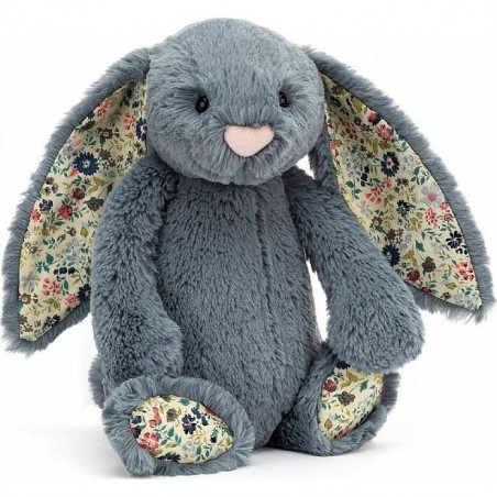 Peluche Lapin Bleu Gris Blossom Dusky Blue - 31cm - Jellycat