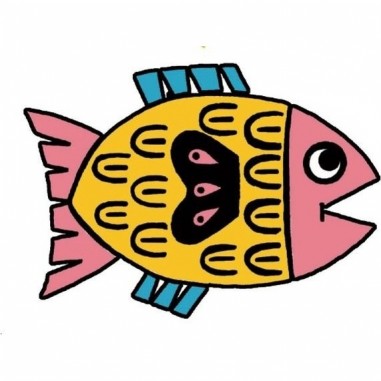 Coloriage pour ne pas dépasser Tortues, Insectes, Poissons - Djeco