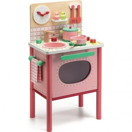 Cuisine en bois pour enfants "La cuisinière de Lila"