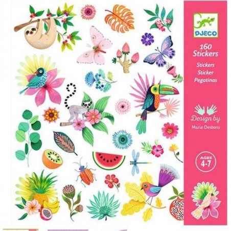 Stickers autocollants pour enfant - Paradise - Djeco