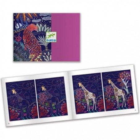 Cartes à gratter - Nature et animaux sauvages - Djeco