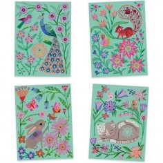 Cartes à gratter Rencontres - Chat, Lapin, Ecureuil - Djeco 2