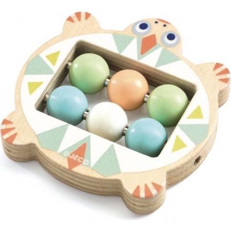Hochet en bois - Tortue BabyBouli - Djeco