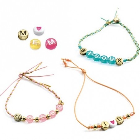 Perles Alphabet pour créer de bijoux - Djeco