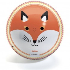 Ballon pour enfant - Ours et Renard - 22 cm - Djeco