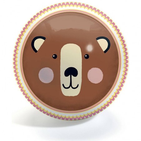 Ballon pour enfant - Ours et Renard - 22 cm - Djeco