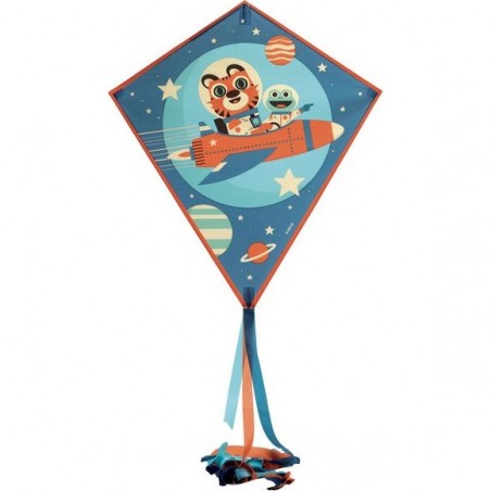 Cerf-volant pour enfant - mono fil - Rocket - Djeco