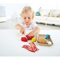 Viandes et poissons - Aliments en bois à découper - Hape Toys 2