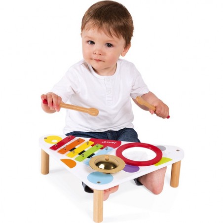 Table musicale - Xylophone bébé - Confetti - Janod