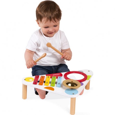 Table musicale - Xylophone bébé - Confetti - Janod