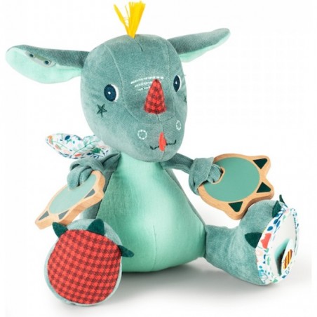 Peluche Joe le Dragon multi-activités - Lilliputiens