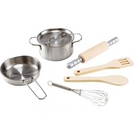 Ustensiles de cuisine enfant - Casserole - Rouleau à pâtisserie - Hape Toys