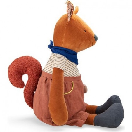 Peluche géante - Ecureuil d'activités Pomme des bois - Moulin Roty